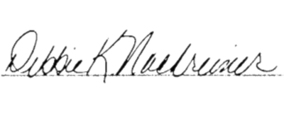 Debbie Nachreiner signature